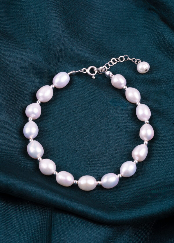 İnci Doğal Taş Bileklik - Görsel 3